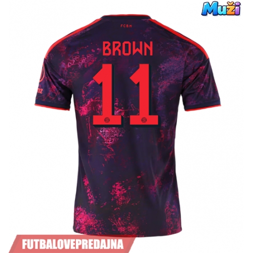 Lacne Muži Futbalové dres Bayern Munich Nathaniel Brown #11 2026-27 Krátky Rukáv - Tretina